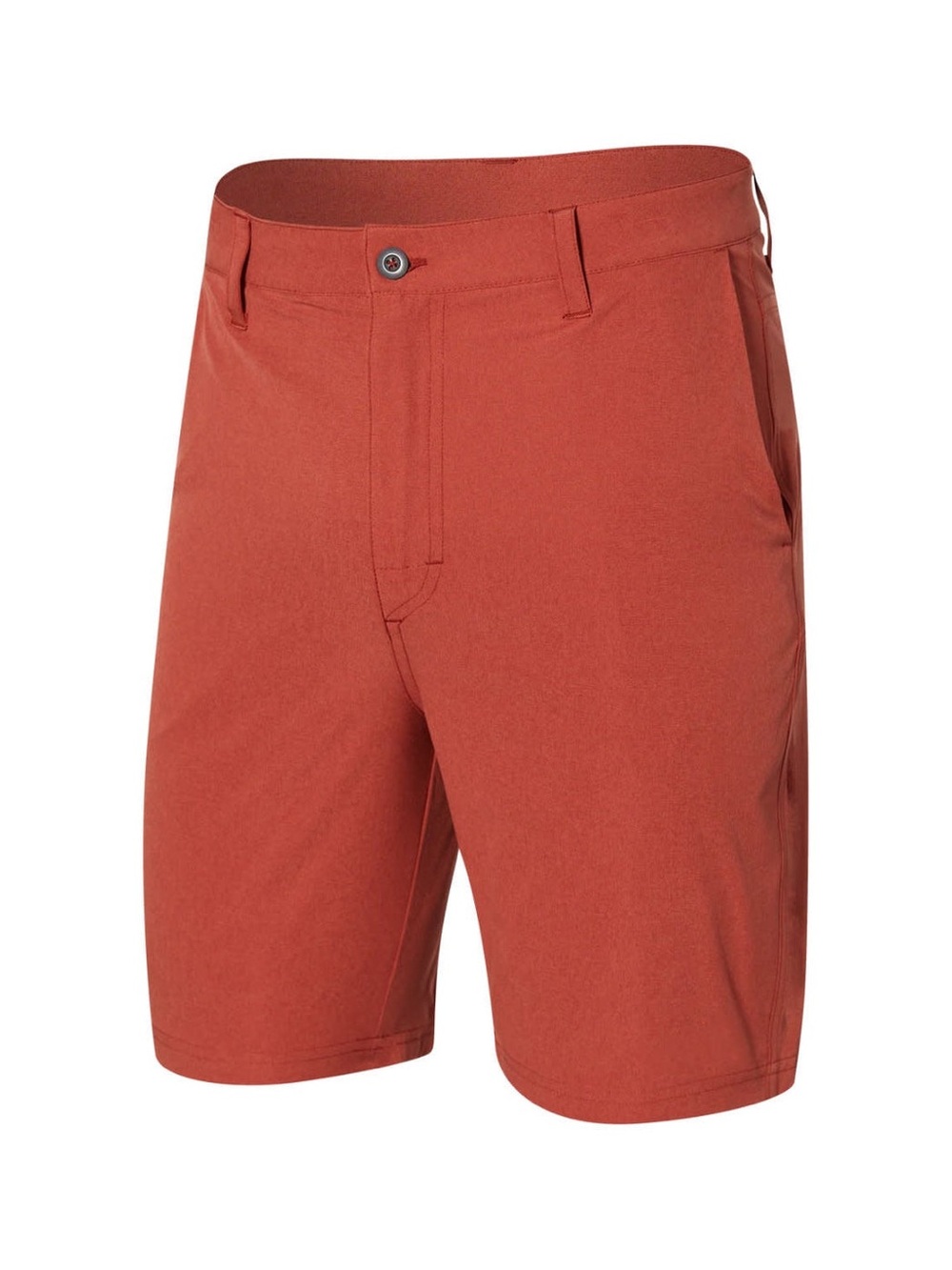 Saxx Men's Go to Town 2in1 8” Classic Stretch Shorts in Desert Red Size 38
